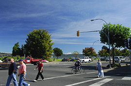 Campbell River Image of People Walking Around Campbell River