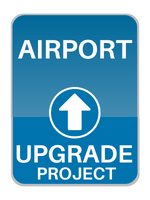 Airport Upgrade Sign Beech straight