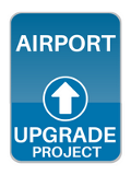 Airport Upgrade Sign