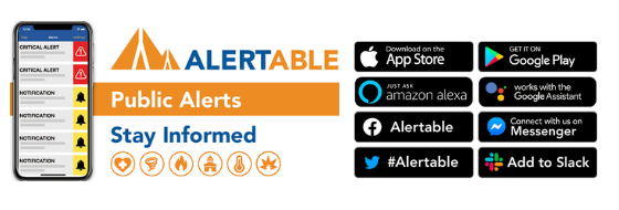 Download the Alertable App for emergency notifications