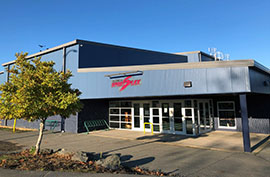 Photo of the entrance way to the Sportsplex