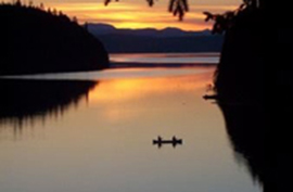 Upper Campbell Lake in Strathcona Park