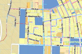 Campbell River Zoning Map