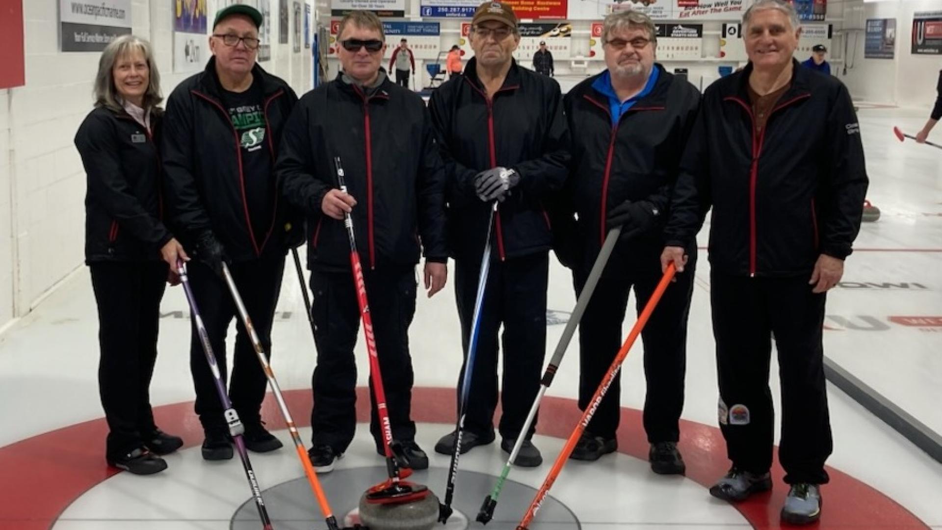 Campbell River Blind Curling Team