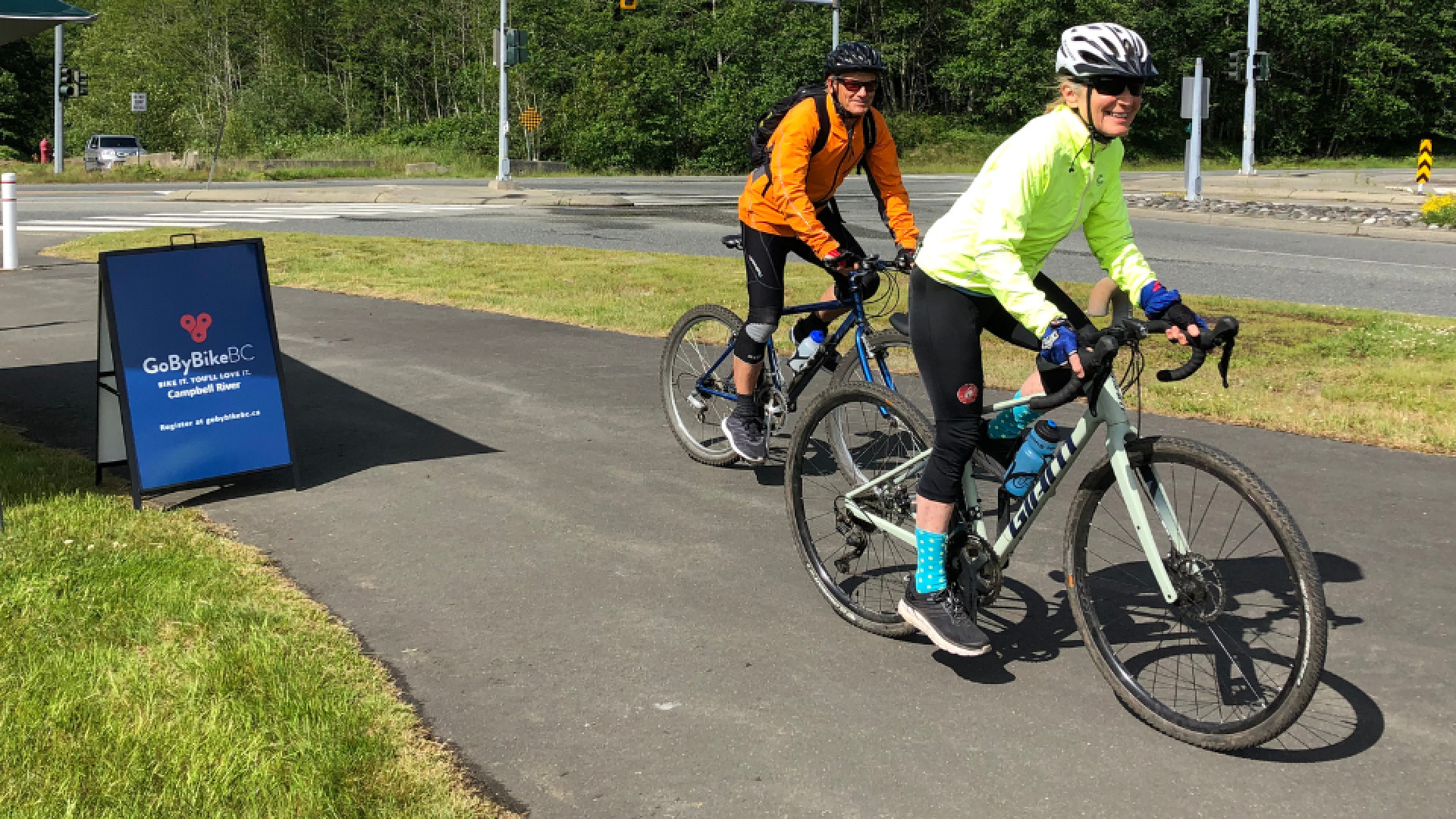 Go By Bike Week cyclists