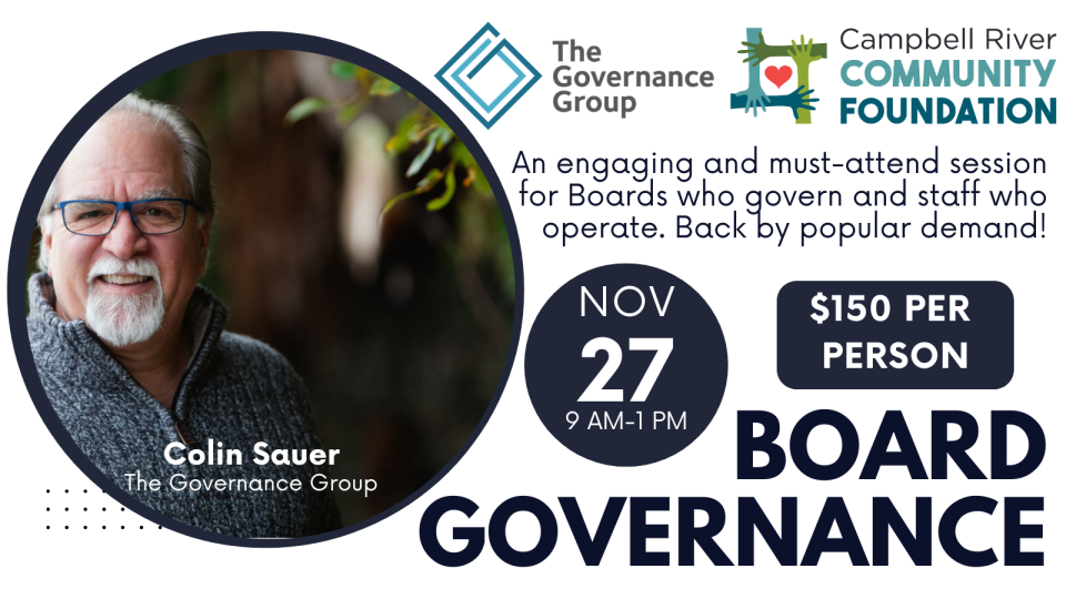 Image of Colin Sauer, facilitator, The Governance Group